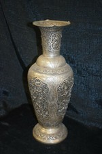 Gro&szlig;e Silbervase, Silber massiv, 1435gr., V&ouml;gel/Astwerk/floral, China, 46cm