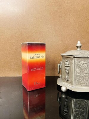 Christian Dior Fahrenheit Aqua EDT MEN 125 ml 4.2 oz SPLASH / SPRAY DISCONTINUED