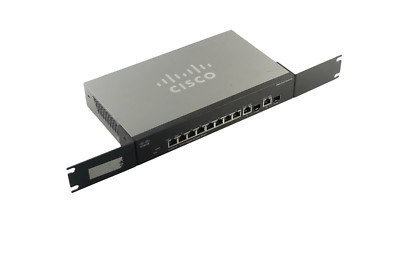 Cisco SG300-10 10-Port Gigabit Managed Network Switch No Power