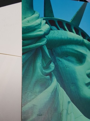 AMERICA Statue of Liberty Bust Greeting Card & Envelope America Beloved Hallmark - Picture 8 of 8