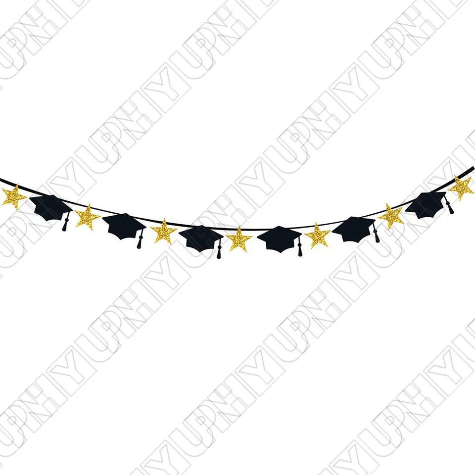 Juego de 4 pancartas temáticas de graduación de cartón para decoraciones de ceremonias de graduación Foto 2 de 4