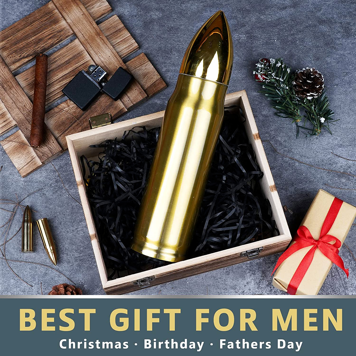 Stocking Stuffers Gifts for Men Dad Him 17oz Cool Coffee Tumbler