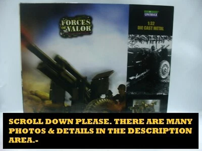 EXTRA RARE US M2A1 105mm Howitzer Marigny 1944 #81015 BNIB 1:32 Forces of Valor - Photo 1/2