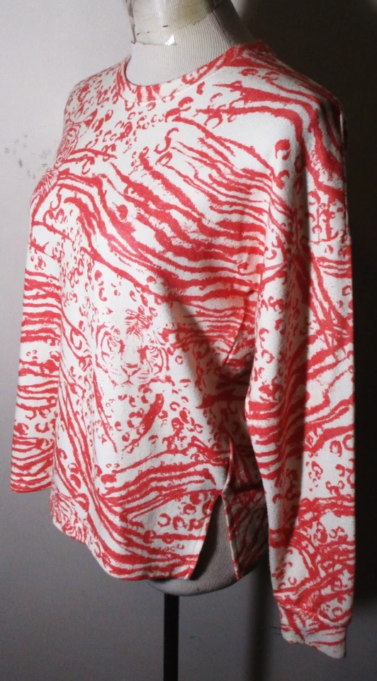 P.J. Top manga larga SALVAGE rosa beige suave elástico talla XS Foto 4 de 4