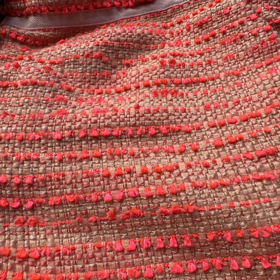 Rachel Rachel Roy Tweed Shorts Coral Pink High Rise 3" Inseam Women 8 - Image 2 of 4