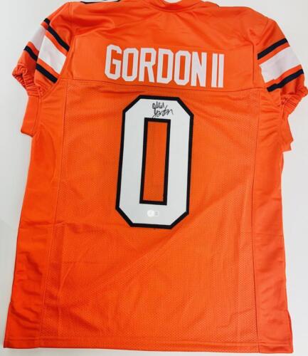 OLLIE GORDON SIGNED CUSTOM GAME CUT JERSEY OKLAHOMA STATE COWBOYS AUTOGRAPH J084 - Picture 1 of 3