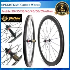 700C Road Bike Carbon Wheel Set Clincher 20-24H Novatec F482SB A291SB