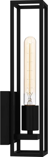 Quoizel Leighton 1 Light Wall Sconce, Matte Black/ - LGN8605MBK - Picture 4 of 10