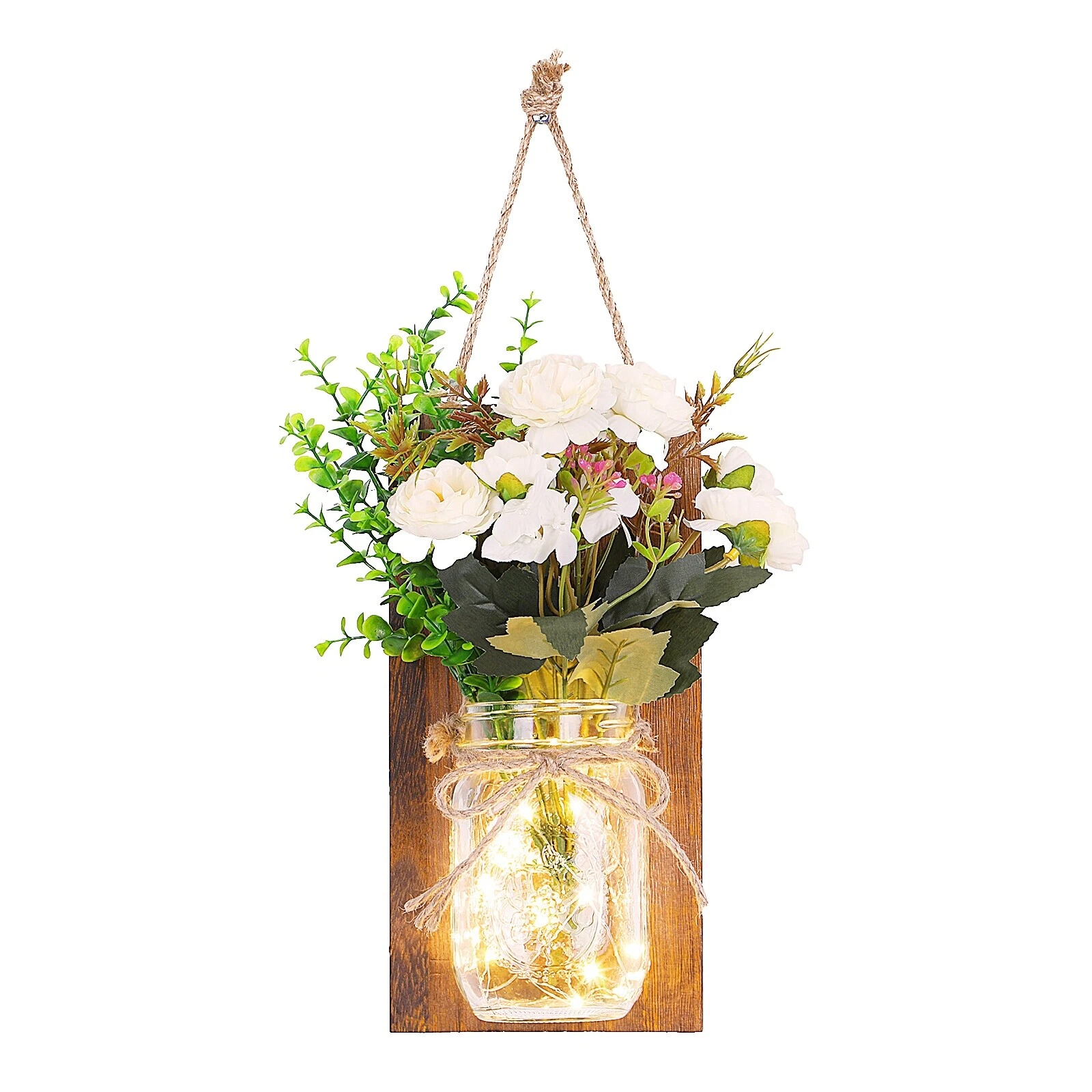 White Rustic/Primitive Wall Lighting Fixtures