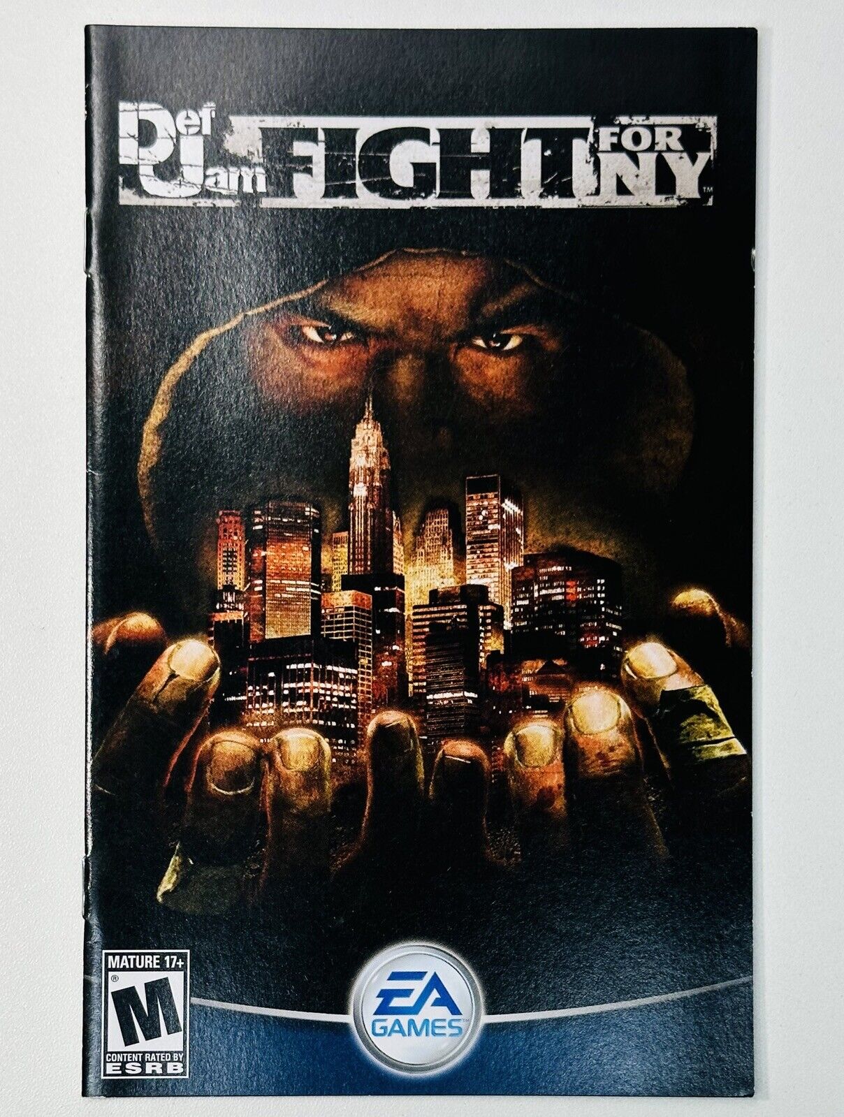 Def Jam Fight for NY (Sony PS2) ARTWORK AND MANUAL! NO GAME!!