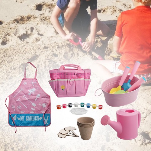 Comme montré 1 Jeu Ensemble D'outils De Jardinage pour Enfants Outil De
