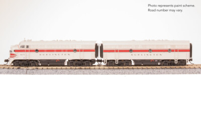 Broadway Limited 9246 N Scale F7 AB-Units CBQ #169A/169B DCC Sound Diesel New