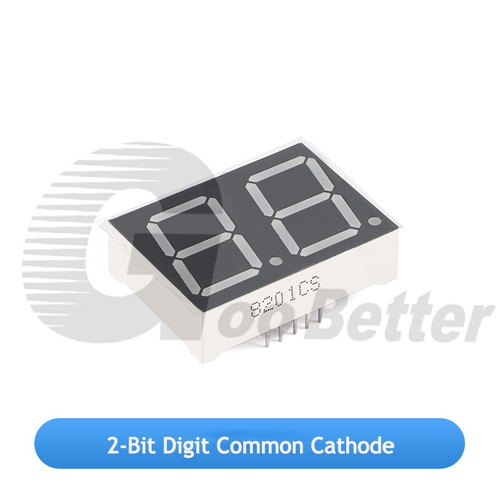 7 Segment LED Display Single / Double Digit 0.8" Common Anode or Cathode Clock - Picture 22 of 28
