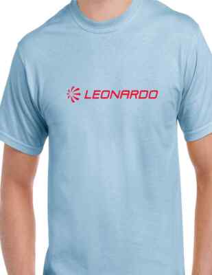Leonardo T-shirt Italian Aerospace Company Rome Plane Jet Defence Contractor Tee