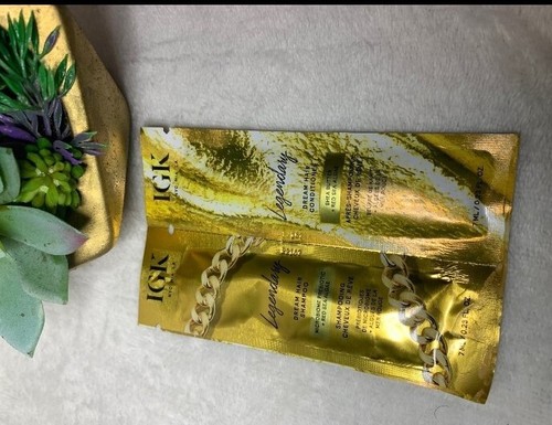 2 x IGK LEGENDARY DREAM HAIR SHAMPOO & CONDITIONER SAMPLE PACKET 7ml each - Picture 4 of 4