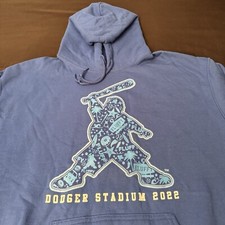 Fluffy Gabriel Iglesias Dodgers Stadium 2022 Hoodie Size Large Sweatshirt