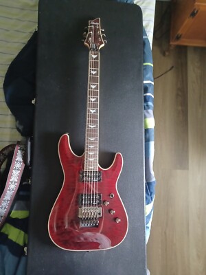 Schecter Omen Extreme-6 FR Electric Guitar - Black Cherry