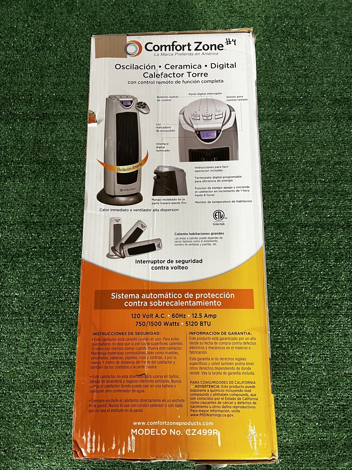 comfort zone Tower Heater