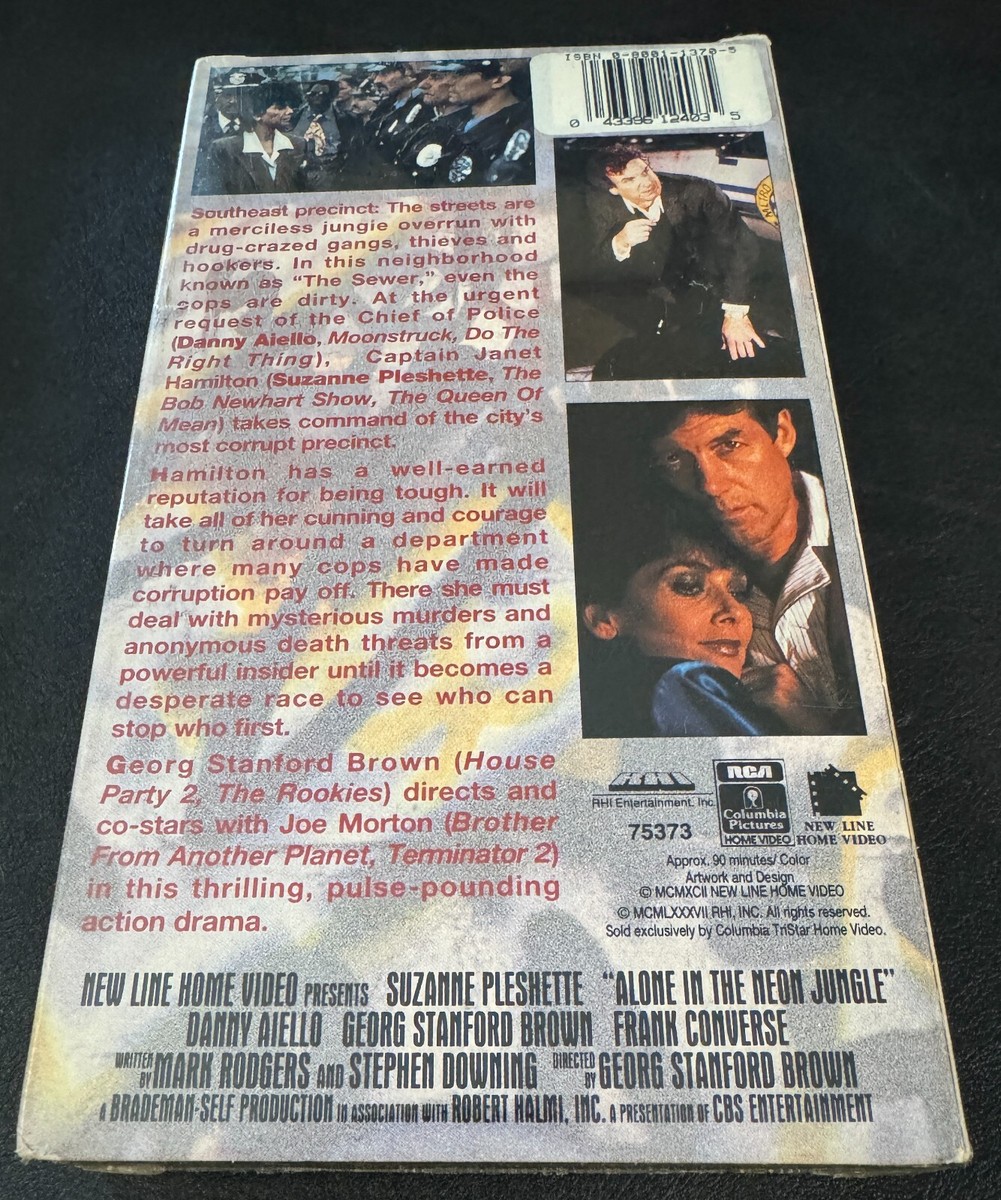 Alone in the Neon Jungle (VHS, 1992)- Suzanne Pleshette