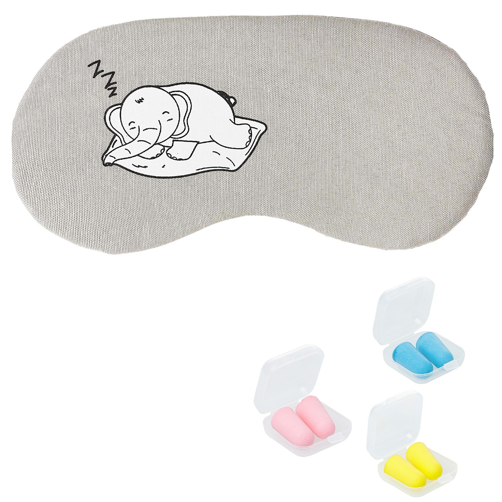 Elephant Eye Sleep Mask + Reusable Soothing Hot/Cold Headache Relief Gel Mask UK
