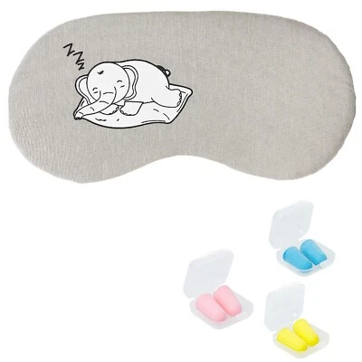 ULTRABYEASYPEASYSTORE Elephant Eye Sleep Mask + Reusable Soothing Hot/Cold Headache Relief Gel Mask UK