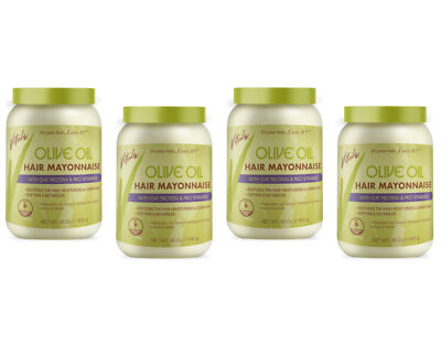 Vitale Olive Oil Hair Mayonnaise With Protein & Pro Vitamins, 30 Oz. Pack of 4