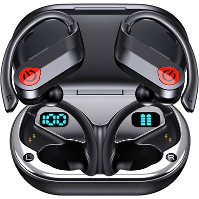 TWS Headphones Wireless Earbuds Earphones Ear hook True Stereo for Cell Phones