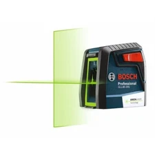 Bosch VisiMax Green 40ft Self-Leveling Indoor Cross-line Laser Level Cross Beam