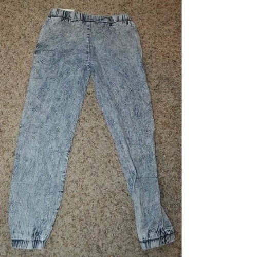 Girls Joggers Jeggings Vanilla Star Blue Cracked Lightweight Soft Pants-sz 8 - Picture 4 of 4