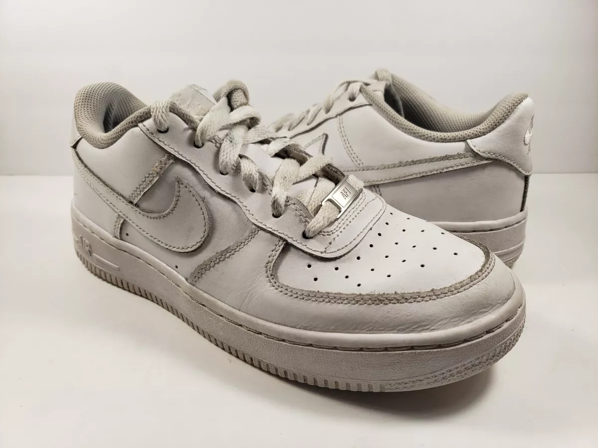 Nike Air Force 1 GS Shoes 314192 117 Women s White Size 7 5.5Y