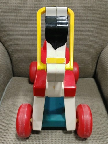 VTG 1976 Fisher Price Riding Horse Toddler Ride On Toy #978 Pull Plastic Pony - Picture 5 of 16