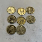 8 Pre 1964 Quarters. 90% Silver