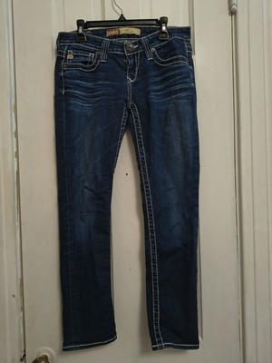 Big Star Remy Low Rise Boot Cut Women's 25  Pocket  Blue Jeans Y2K C4