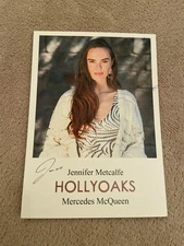 JENNIFER METCALFE    (HOLLYOAKS) PRESIGNED CAST CARD