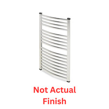 Myson COC86RB Hydronic Towel Warmer 24"x34" w/ Curved Bars in REGAL BRASS, New 