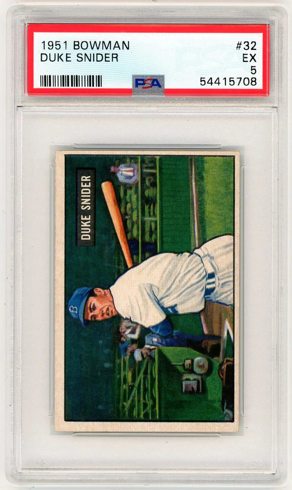 1951 Bowman Duke Snider #32 PSA 5