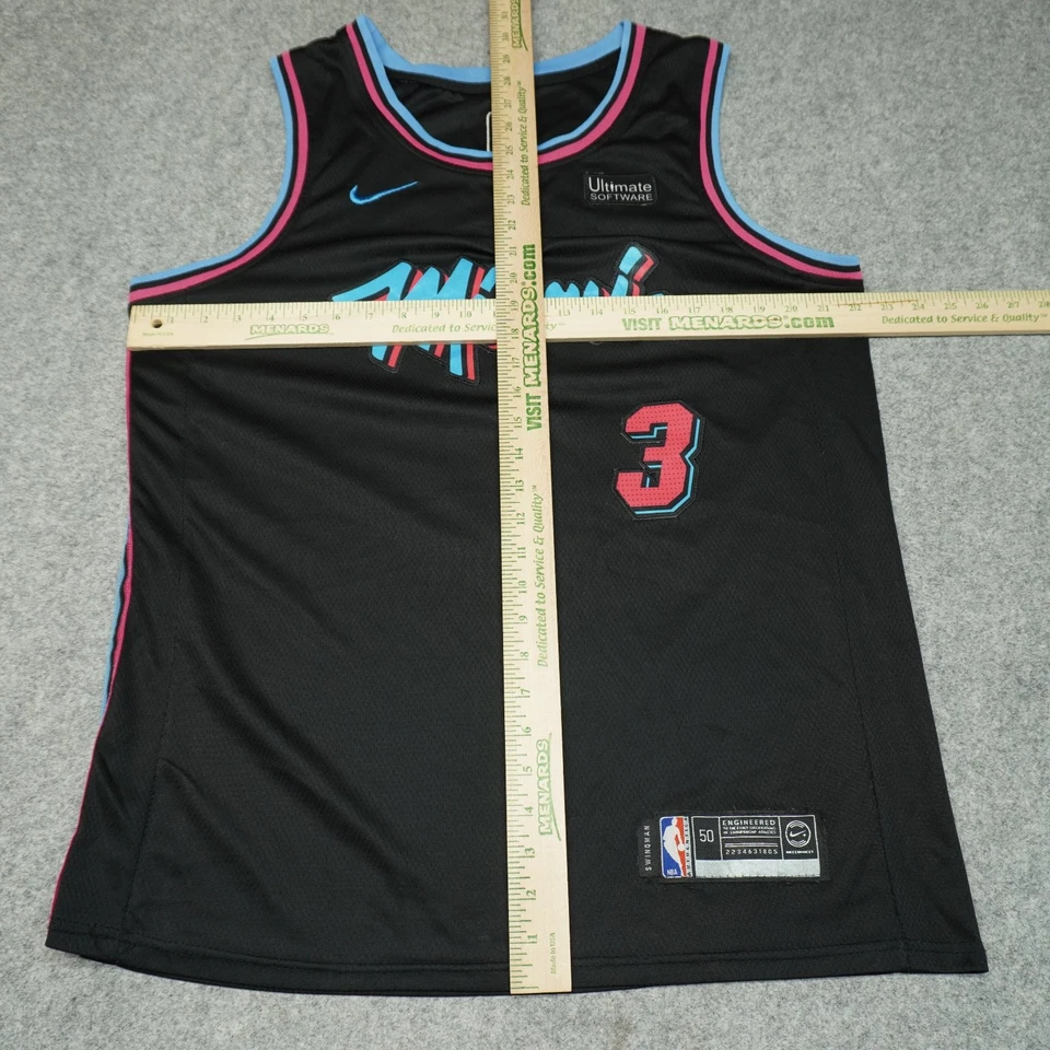 Camiseta de baloncesto Miami Heat Dwyane Wade #3 Nike talla 50 NBA Foto 4 de 4