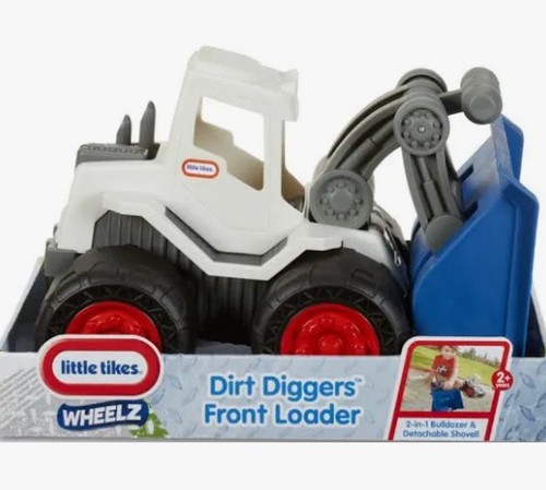 Little Tikes Wheelz Dirt Diggers Caricatore Anteriore 2 in Uno Bulldozer e Sh Staccabile - Foto 3 di 6