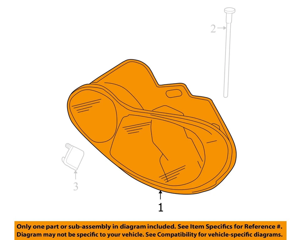 FARO CHRYSLER 300M 1999-2004 4780003AD - NUEVO OEM Foto 3 de 4