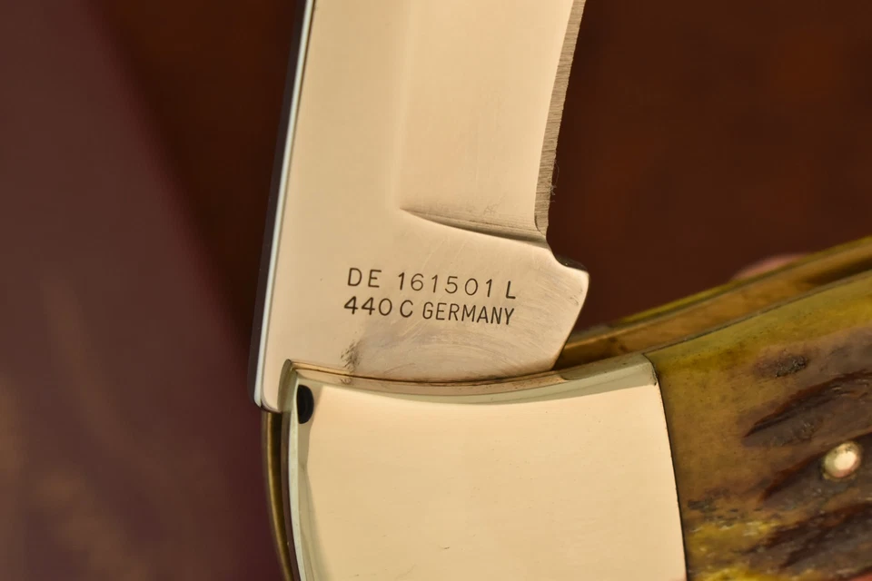 RARE CASE XX MADE IN SOLINGEN GERMANY GREEB BONE JUMBO LOCKBACK KNIFE (27855) - Image 4 of 4