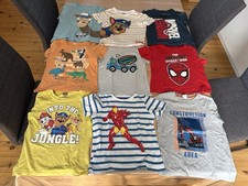 9 Jungen T-Shirts verschiedener Marken, Grö�...