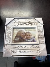 I Love My Grandma Wood Picture Frame 4x6 Photo Holder