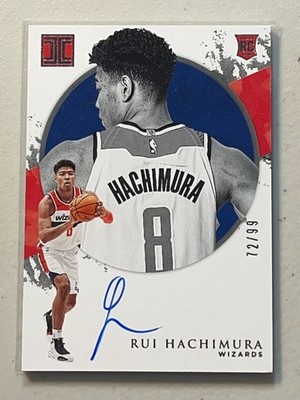 Rui Hachimura 2019-20 Panini Impeccable /99 RC Rookie Auto Autograph On Card 140