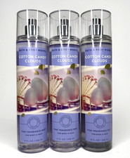 3 Bath Body Works COTTON CANDY CLOUDS Fine Fragrance Mist Spray Perfume 8oz