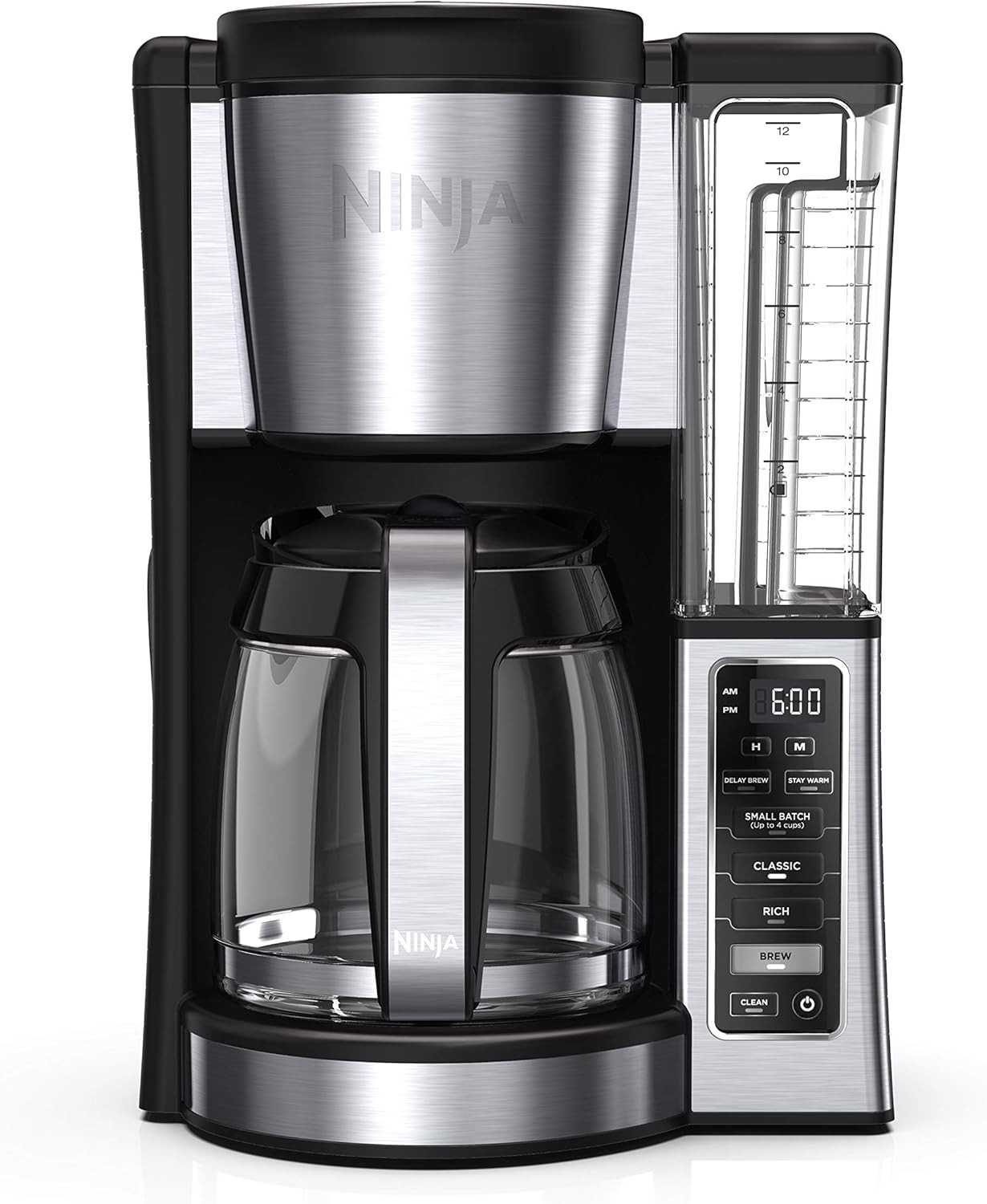 Ninja 12-Cup Programmable Coffee Maker 2 Brew Styles, 60oz, Black/Silver
