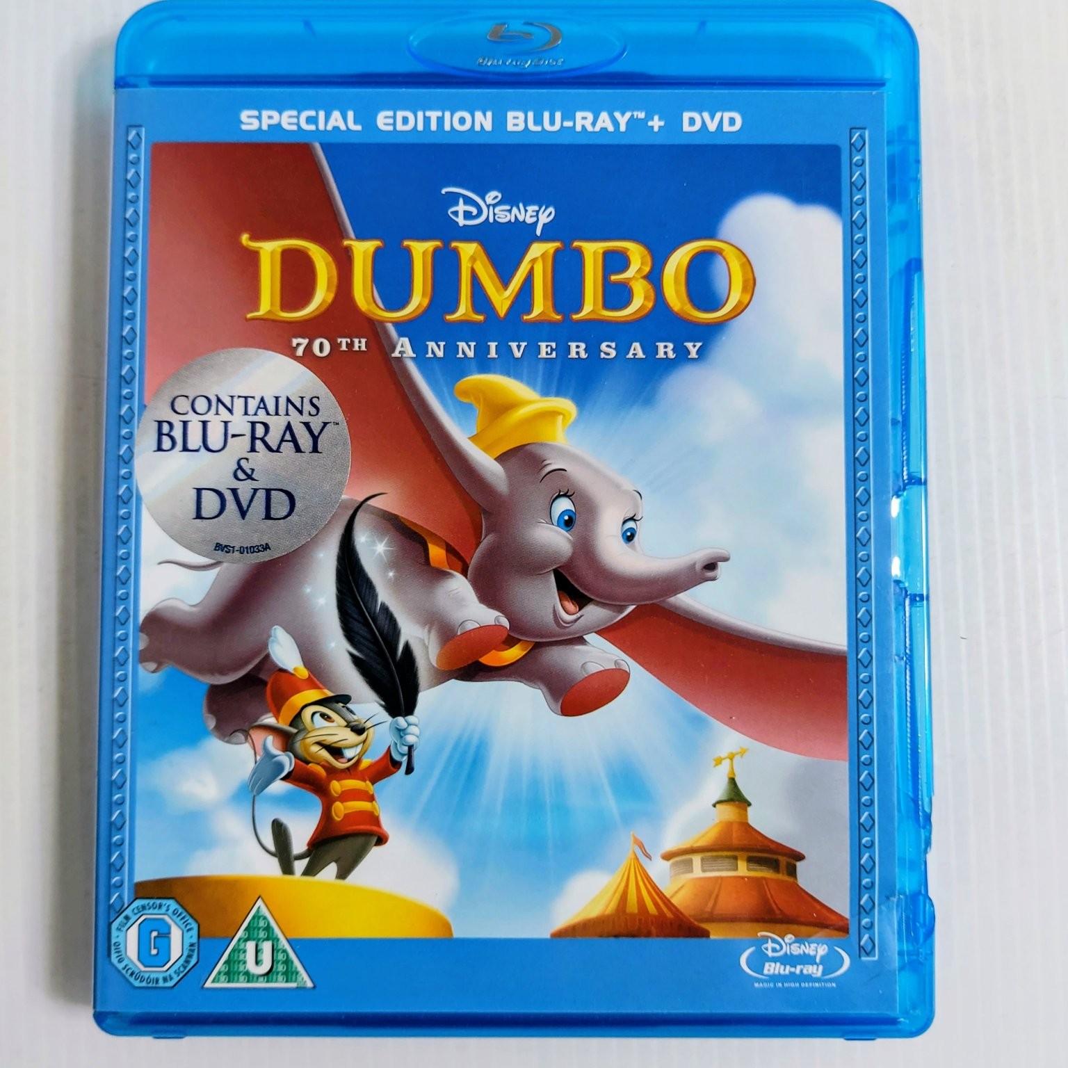 Dumbo Blu-ray + DVD 70th Anniversary Special Edition Disney Classic