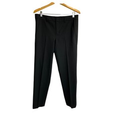 Vince Wool Stretch Slack Trouser Pants Career Tuxedo Stripe Preppy Pockets 10