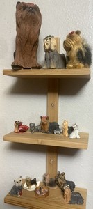 GROUP OF 15 YORKSHIRE TERRIER YORKIE Figures DOG FIGURINES