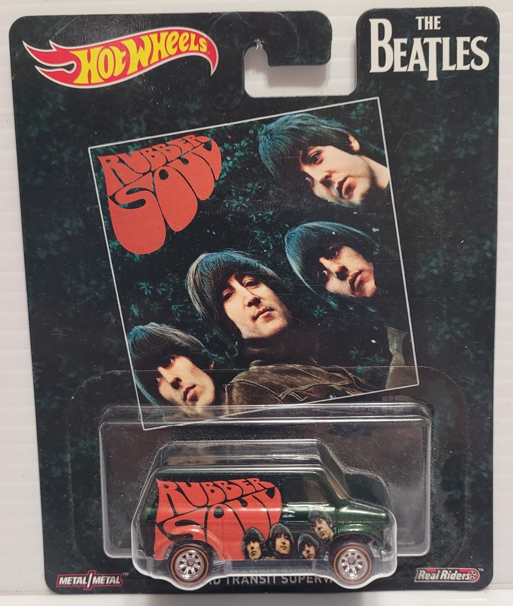 HOT WHEELS THE BEATLES REAL RIDERS FORD TRANSIT SUPER VAN ***MINT
