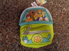 Scooby Doo Mystery Machine Micro Backpack AirPod Holder Keychain Clip Keyring